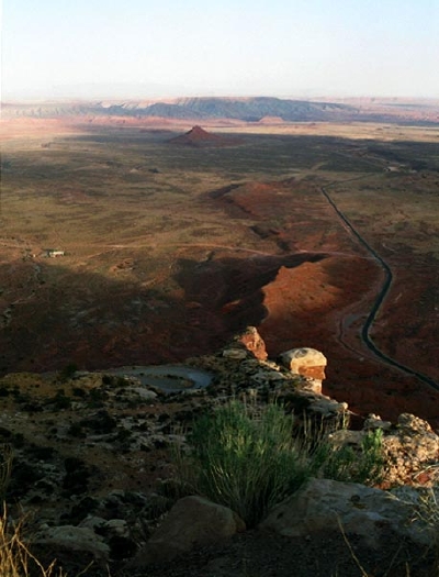 Sunset Valley of the Gods